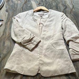 H&M linen blazer, size 2
